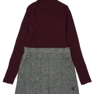 MAX&Co. Kids Two-Tone Knitted Dress