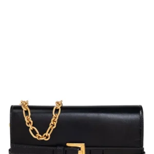 Balmain Shuffle Chain Crinkled Effect Wallet