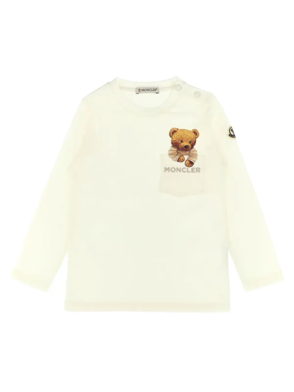 Moncler Enfant Bear Printed T-Shirt