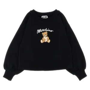 Moschino Kids Teddy Bear Printed Crewneck Sweatshirt
