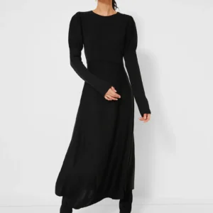 Pomander Place Black Brielle Sweater Dress