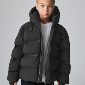 smALLSAINTS Black Short Padded Coat
