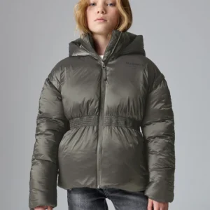 smALLSAINTS Khaki Green Waisted Short Padded Coat