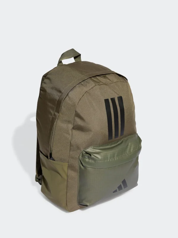 Adidas Green Classic 3 Bar Logo Backpack