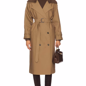 Linden Trench Coat Line & Dot
