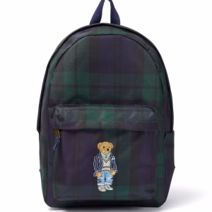 Polo Ralph Lauren Kids Polo Bear checked backpack