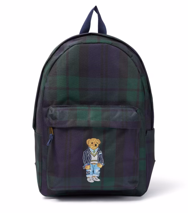 Polo Ralph Lauren Kids Polo Bear checked backpack