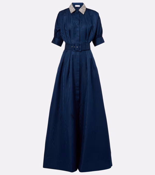 Rebecca Vallance Cielo embellished silk shirt dress