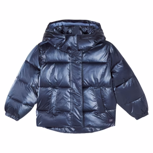 Scotch & Soda Kids Hooded puffer jacket