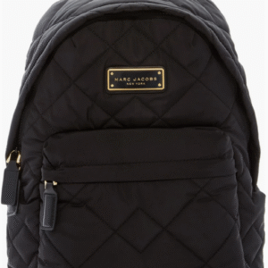 Quilted Nylon School Backpack