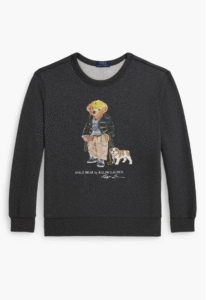Kids' Polo Bear Fleece Crewneck Sweatshirt Polo Ralph Lauren Big Kid