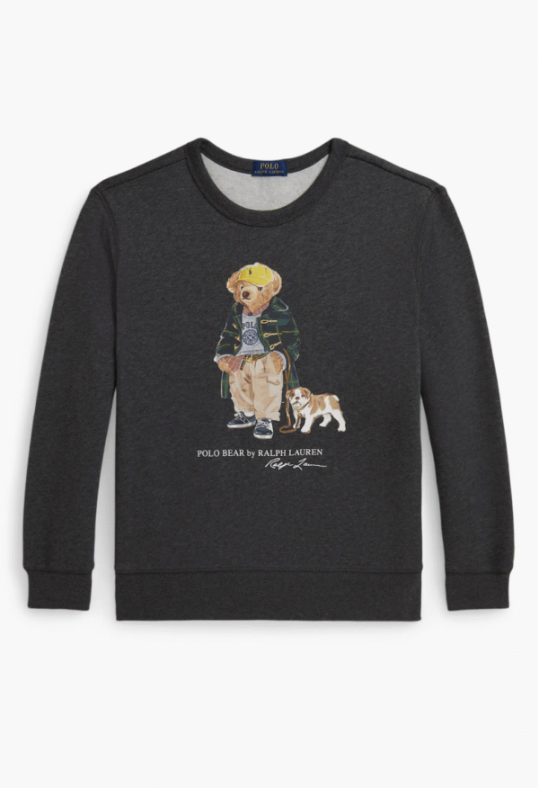 Kids' Polo Bear Fleece Crewneck Sweatshirt Polo Ralph Lauren Big Kid