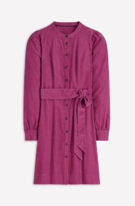Bre Cord Short Dress Rich Magenta