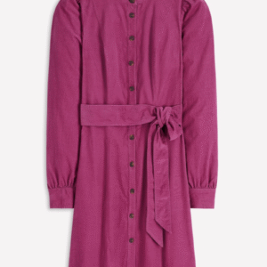 Bre Cord Short Dress Rich Magenta