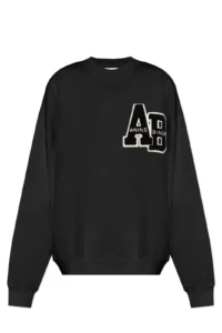 Anine Bing Anine Bing Miles Logo-Patch Jersey Sweatshirt