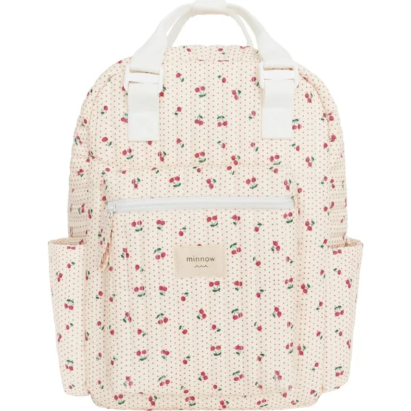 MINNOW Summer Cherries Coated Everyday Backpack