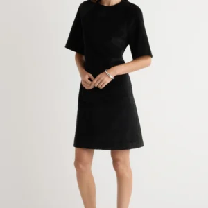 Aika Back-Tie Corduroy Mini Dress