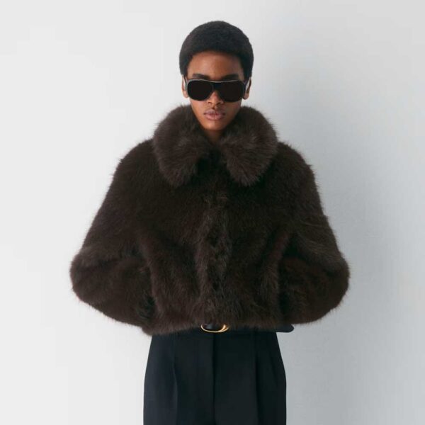 Aritzia Chamonix Coat rich mocha brown