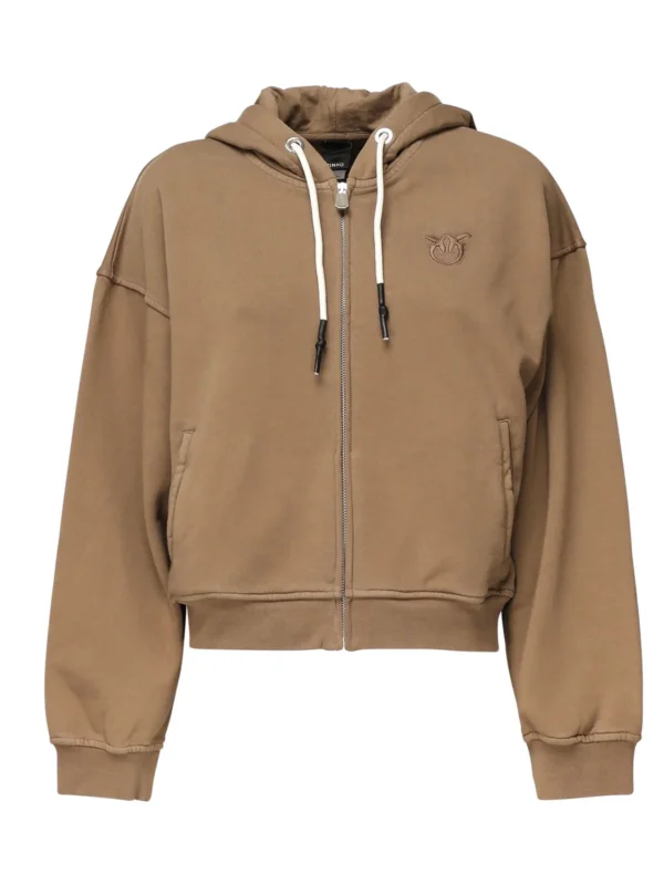 Pinko Drawstring Zipped Hoodie