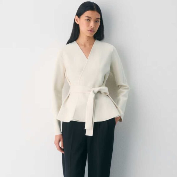 Babaton Commuter Cardigan birch