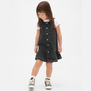 Baby & Toddler Denim Peplum Hem Dress