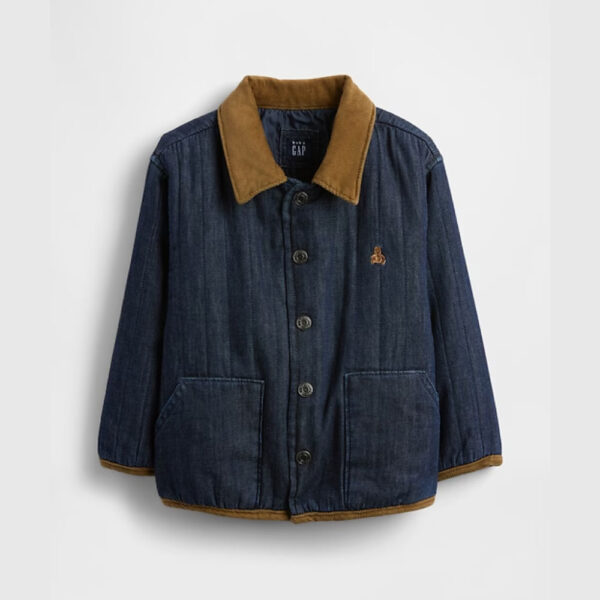 Baby & Toddler Quilted Denim Jacket Medium Wash