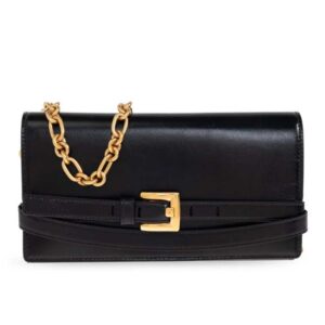 Balmain Shuffle Chain Crinkled Effect Wallet