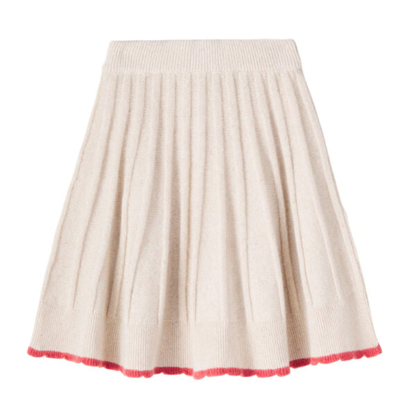 Bebe Organic Sienna knitted wool-blend skirt
