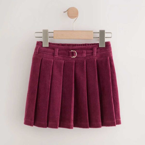 Berry Red Cord Skirt (3-16yrs)