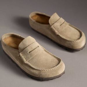 Birkenstock Naples Suede Clogs