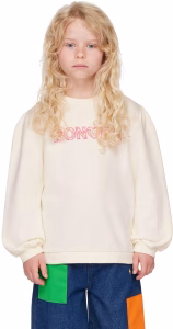 BONTON Kids Off-White Smack Sweatshirt