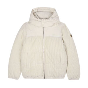 BOSS Kidswear striped padded jacket