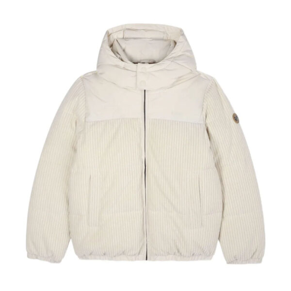 BOSS Kidswear striped padded jacket