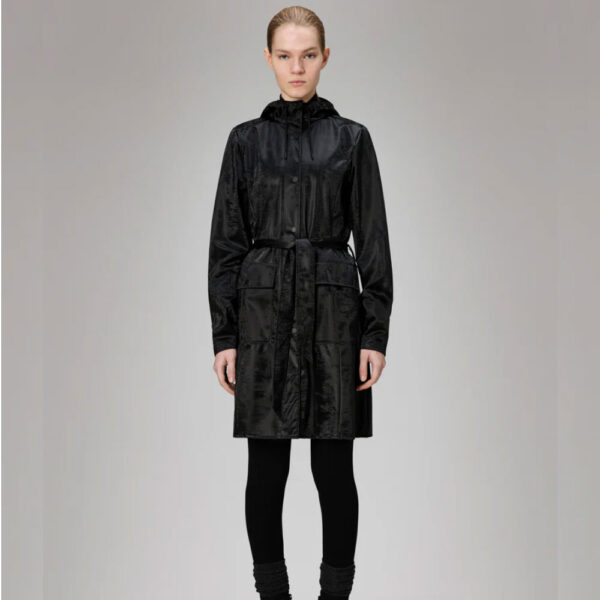 Curve Long Jacket Coal