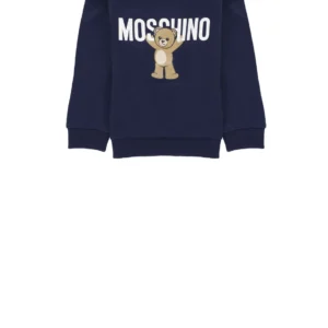 Moschino Kids Bear Printed Crewneck Sweatshirt