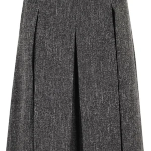 Seventy Mid-Rise Pleated Skirt