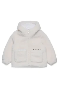 Marni Kids Hooded Teddy Jacket