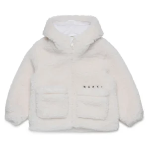 Marni Kids Hooded Teddy Jacket