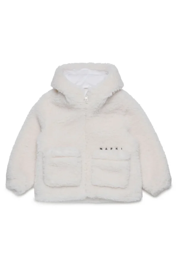 Marni Kids Hooded Teddy Jacket
