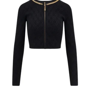 Elisabetta Franchi Chain Detailed Cardigan