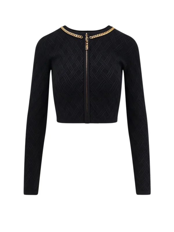 Elisabetta Franchi Chain Detailed Cardigan