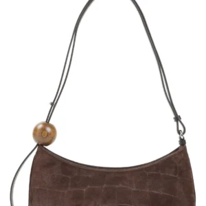 Jacquemus Logo Lettering Le Bisou Perle Shoulder Bag