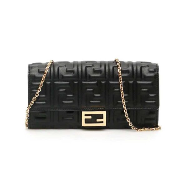 Fendi Motif Baguette Continental Chain-linked Wallet