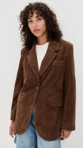 Free People Paper Cut Vegan Blazer