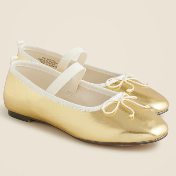 Girls' strappy ballet flats Golden Honey