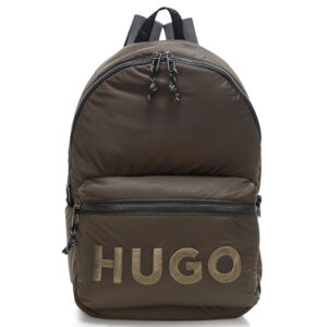 HUGO Rikky Tonal Logo Nylon Backpack, juniper, PCE.