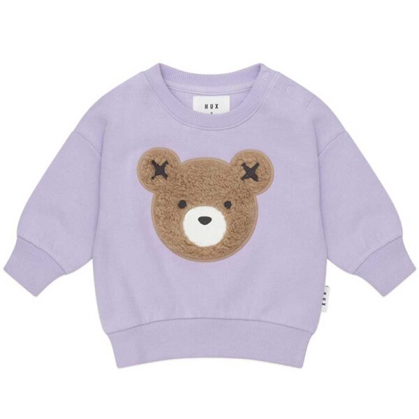 Huxbaby Orchid Furry Huxbear Sweatshirt