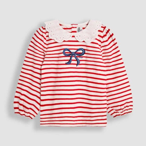 JoJo Maman Bébé Cream Jersey Top