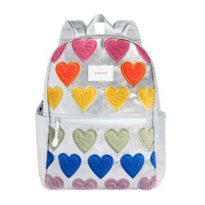 Kane Backpack Metallic | Fuzzy Hearts