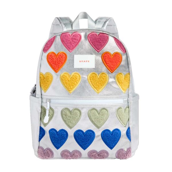 Kane Backpack Metallic | Fuzzy Hearts